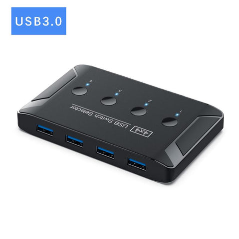 Switcher with Extender 4 Computers Share USB Ports-CO00146-Veeddydropshipping