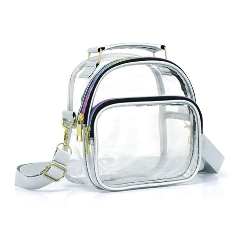 Bags with Removable Strap Stadium Approved Bags Zipper Closure Shoulder-BS00388-Veeddydropshipping