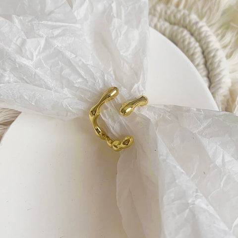 Fashion Silver Color Minimalist Twined Finger Rings Creative -JW01386-Veeddydropshipping