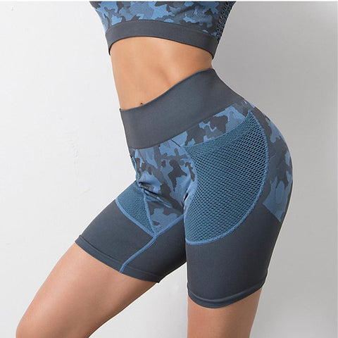 2PCS Camouflage Set Women Yoga Suit Sport Set Gym Workout Clothes Long Sleeve -OS00671-Veeddydropshipping