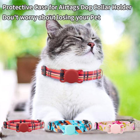 1PC Cat Dog Tracker Pet Collar For Airtag Tracker Dog Cat Collar GPS-AM00637-Veeddydropshipping
