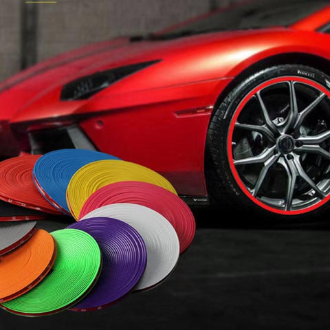 8M/Roll Rim Blades Wheel Rims Protector Decor Strip Tire Guard Line-AM00083-Veeddydropshipping