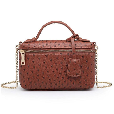 Ostrich Pattern Leather Bags Women Clutch bag Party Evning Trendy-BS00242-Veeddydropshipping
