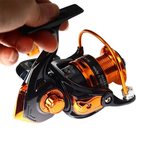 Topline Tackle Ultralight Spinning Saltwater Fishing Reel 1000 13 BB Metal Spool Spinning-OS00355-Veeddydropshipping