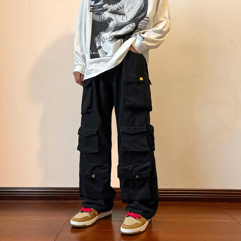 Tooling Pant Harajuku  Vintage Loose-Veeddydropshipping