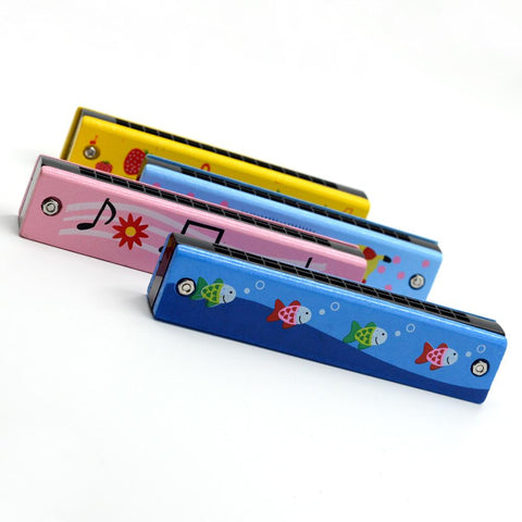 Double Row Blowable Harmonica Cute Cartoon Pattern-OS01535-Veeddydropshipping