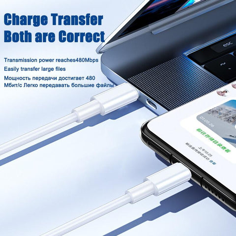 PD 100W USB Type C Fast Charging Cable For Xiaomi Redmi Note 12 11 Pro Oneplus 11-PA00408-Veeddydropshipping