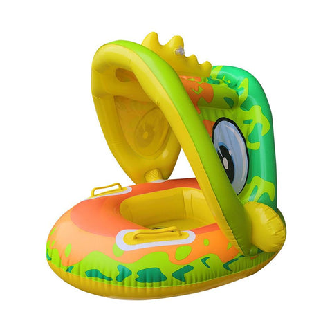 Baby Inflatable Swimming Rings Seat for 1-4Y Children Floating Sun Shade Swim Circle-OS00045-Veeddydropshipping