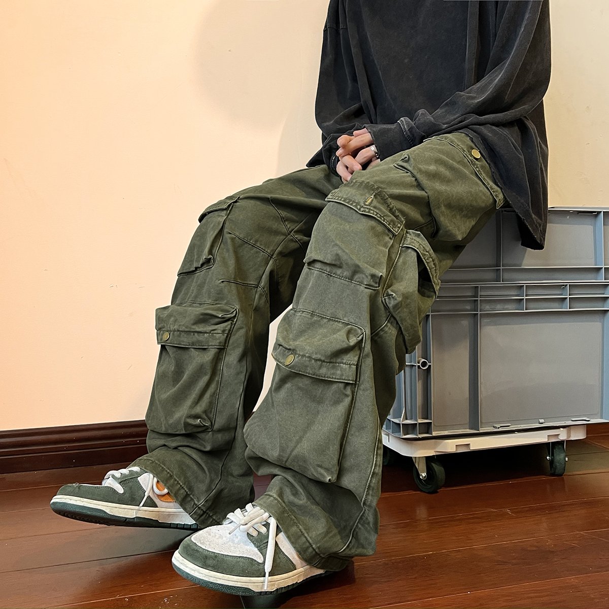 Tooling Pant Harajuku Men's Vintage Loose