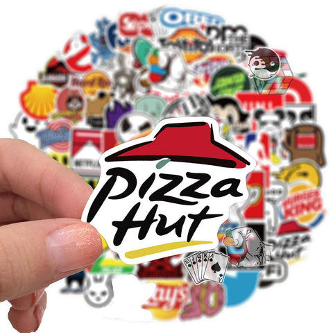 10/30/50/100PCS Cool Fashion Brand Logo Stickers Aesthetic Skateboard-TB01632-Veeddydropshipping