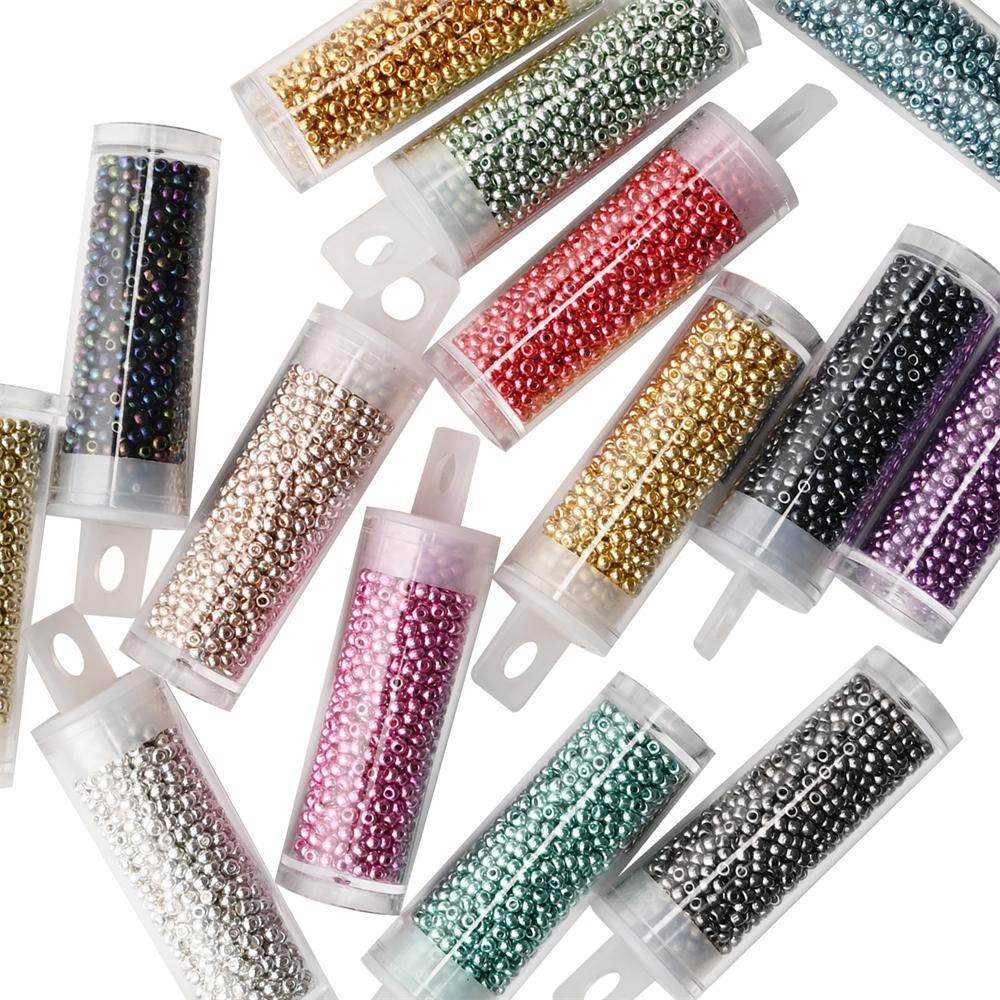 Metallic Seed Beads Japanese Round Glass For DIY Needlework -JW01502-Veeddydropshipping