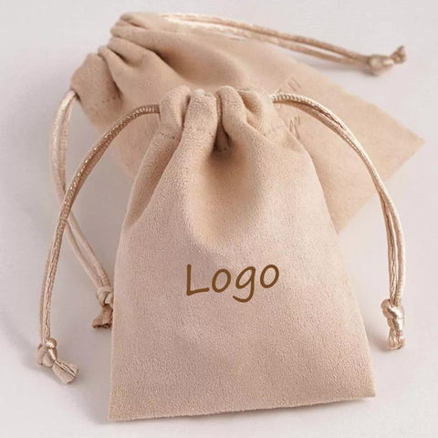 Suede Gift Bags Custom Logo Sack Perfume Jewelry Sachets-JW01665-Veeddydropshipping
