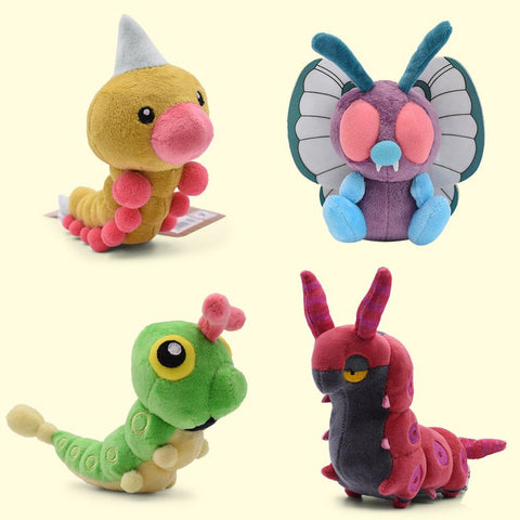 15cm Pokemon Butterfree Caterpie Scolipede Weedle Plush-TB01556-Veeddydropshipping