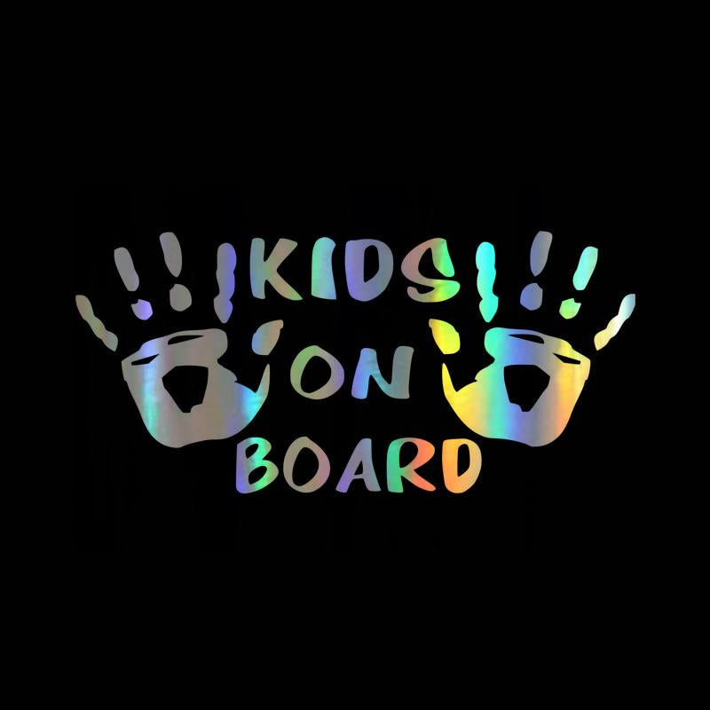 Car Sticker Products KIDS ON BOARD Motorcycle Stickers Stylish-AM00068-Veeddydropshipping