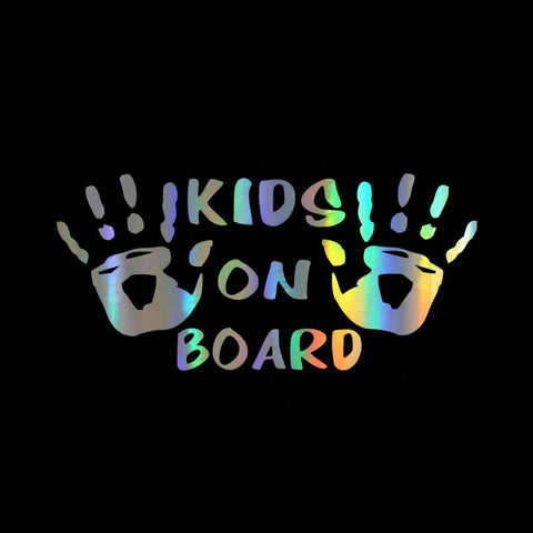 Car Sticker Products KIDS ON BOARD Motorcycle Stickers Stylish-AM00068-Veeddydropshipping