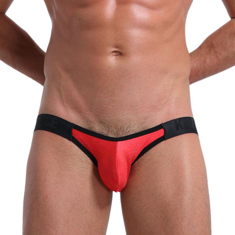 Unilateral Thong Panties G-String Briefs Breathable Underwear Male Lingerie-MF01686-Veeddydropshipping