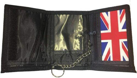 Fold Men Wallet with Chain Male Purse-MF00762-Veeddydropshipping