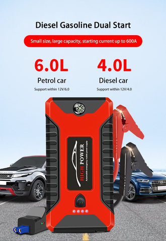20000mA Car Jump Starter 600A Portable Car Charger Booster Battery-AM00757-Veeddydropshipping