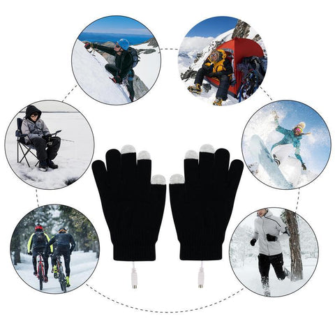 Heating Gloves Thermal USB Winter Electric Heated Gloves Fishing Skiing Cycling -OS01232-Veeddydropshipping