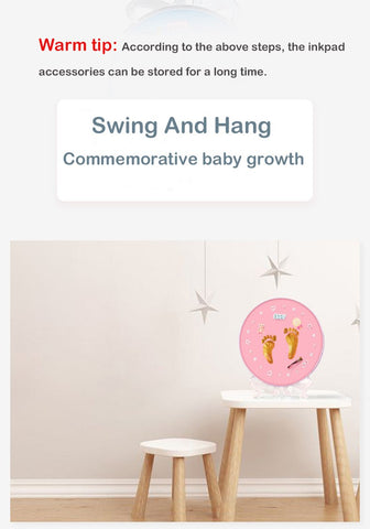 Safe Newborn Baby Souvenirs Hand Foot Print Baby Handprint Footprint-TB00697-Veeddydropshipping
