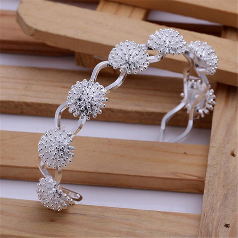 925 sterling Silver necklace earring bracelet rings Jewelry set -JW00224-Veeddydropshipping