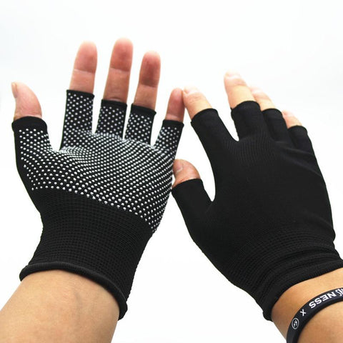 New 1pair MTB Bike Bicycle Gloves Nylon Cycling Gloves Breathable Anti-slip Outdoor -OS01074-Veeddydropshipping