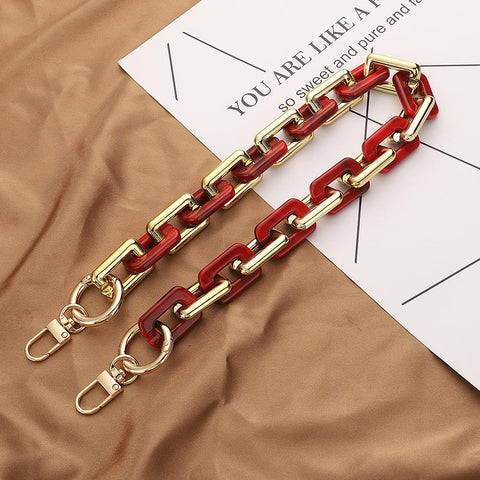 Bag Accessories Colourful Women&#39;s Resin Chain chain of bags-BS00688-Veeddydropshipping