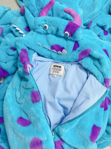 Disney James P Sullivan Monster Cartoon Pajamas Suit Children Thick-TB01067-Veeddydropshipping