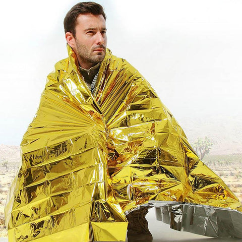 Emergency Foil Mylar Blanket Rescue Thermal Aids -CO00607-Veeddydropshipping