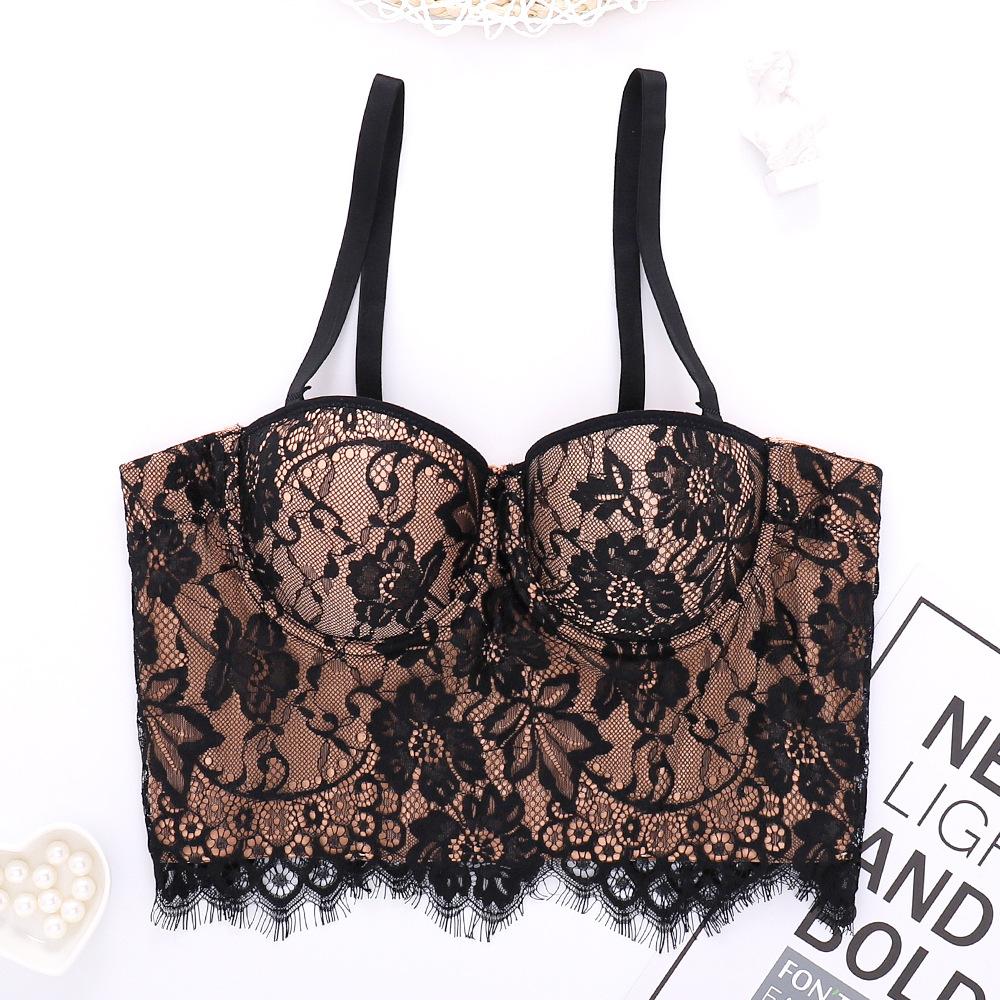 Thin Brassiere Women Sexy Lace Camisole Corset-Veeddydropshipping