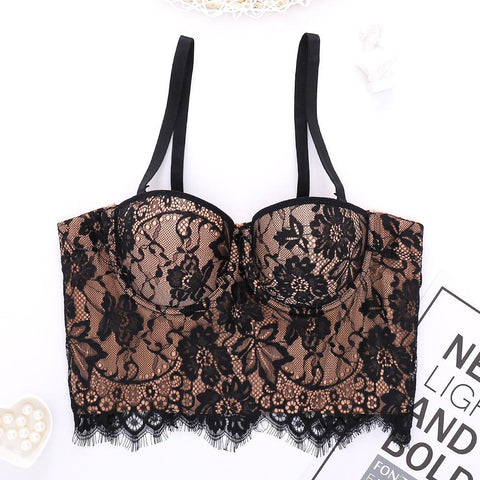 Thin Brassiere Women Sexy Lace Camisole Corset-Veeddydropshipping