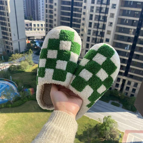 Slippers Indoor Plush Slippers For Couple Winter Warm-BS01126-Veeddydropshipping