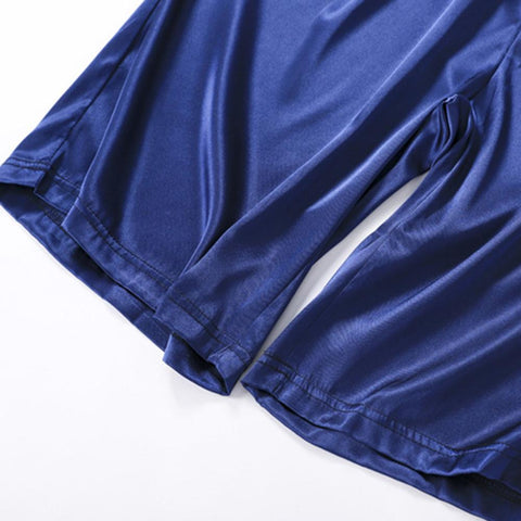 Satin Pajamas Shorts Nightwear Pyjamas Pants Sleepwear Bottoms-MF01622-Veeddydropshipping