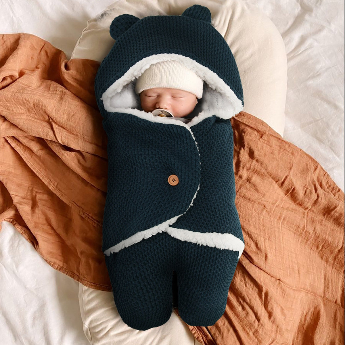 Winter Newborn Sleeping Bags Baby Swaddle Wrap New Born Blanket Baby Items-TB00694-Veeddydropshipping