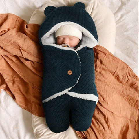 Winter Newborn Sleeping Bags Baby Swaddle Wrap New Born Blanket Baby Items-TB00694-Veeddydropshipping