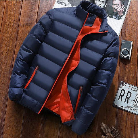 Winter Coat Cotton Coat Thickened Warm Parker Solid-Veeddydropshipping