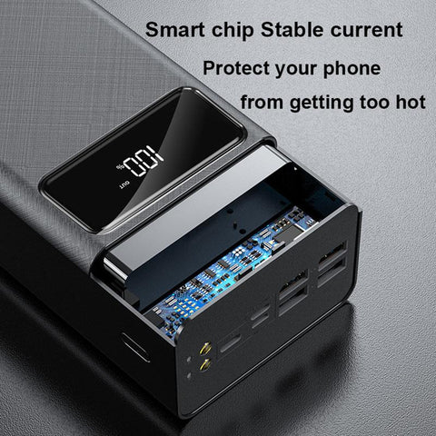 Portable Power Bank Two-way Fast Charging 80000mAh-Veeddydropshipping