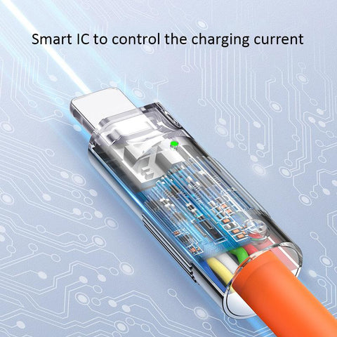 120W 6A Super Fast Charge Type-C Liquid Silicone Cable Quick Charge USB Cable-PA00398-Veeddydropshipping