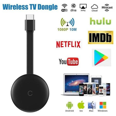 TV Stick for Chromecast 3 for Netflix YouTube WiFi Display HDMI-compatible-CE00801-Veeddydropshipping
