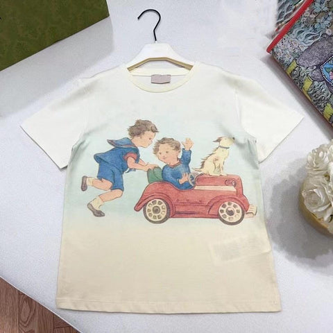 Pre-sale Summer Boys and girls&#39; short sleeve T-shirt High quality-TB01157-Veeddydropshipping