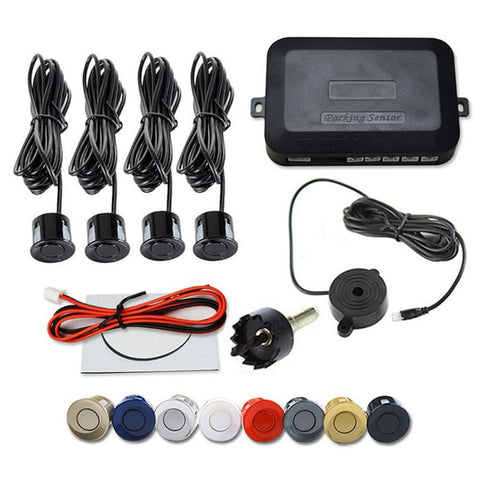 Risingon 12V 22mm Car Parking Sensor Kit Universal 4 Sensors Buzzer-AM00138-Veeddydropshipping