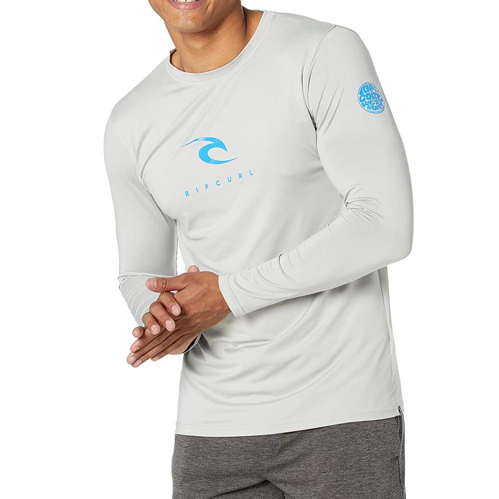 Men Surf Wear Surf T-Shirt Gym Clothes Swimwear Long Sleeve Swim Floatsuit -OS00247-Veeddydropshipping
