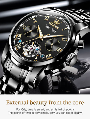 Mechanical Watches Automatic Watch Men Stainless Steel -JW00614-Veeddydropshipping