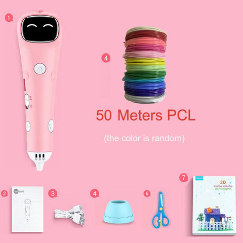 Wireless 3D Printing Pen Voice Prompt USB RechargeableCO01253-Veeddydropshipping