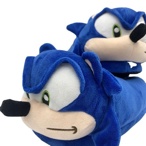Slippers Cute Cartoon Sonic Furry Home Slippers Couple-BS01180-Veeddydropshipping