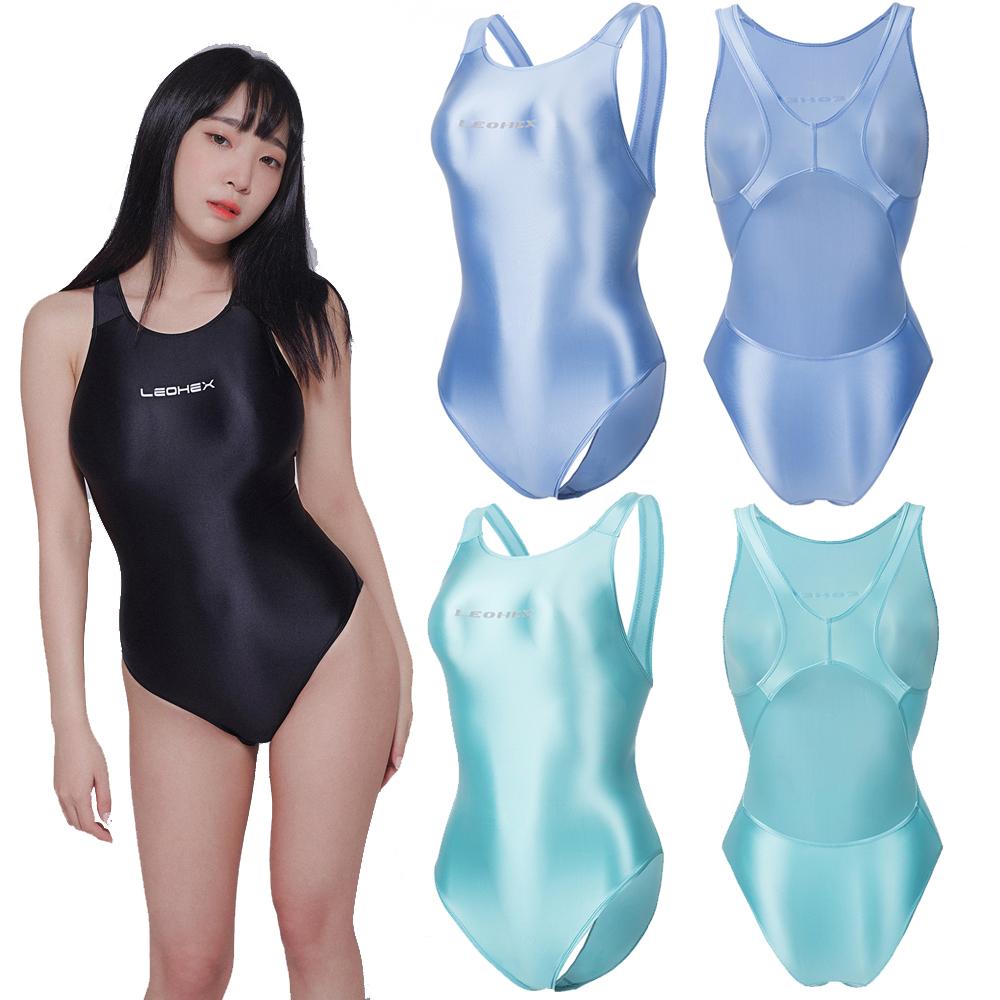 Sexy Leotards Spandex Women Japanese Swimwear High Cut One Piece Swimsuit -OS00160-Veeddydropshipping
