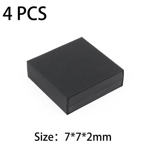 Black Jewelry Storage Box 3D Packaging Case Gemstone Display-JW01657-Veeddydropshipping