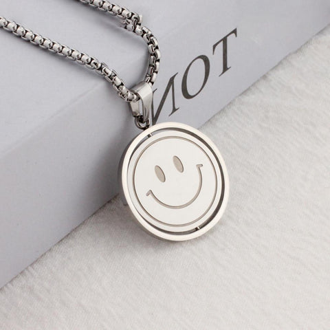 Steel Pendant Necklace For Women Men Cute Korean Fashion -JW01193-Veeddydropshipping