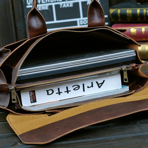 Fashion Korean Style Handbag Male Laptop bag Retro Man-BS00484-Veeddydropshipping