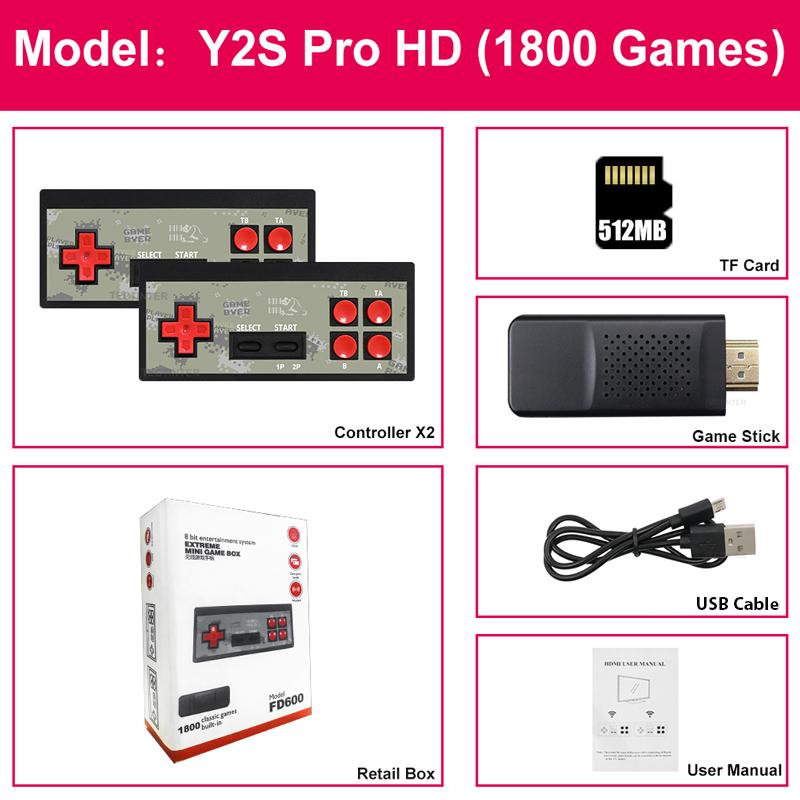 Video Game Console Handheld Game Player Dual Wireless Gamepad-Veeddydropshipping